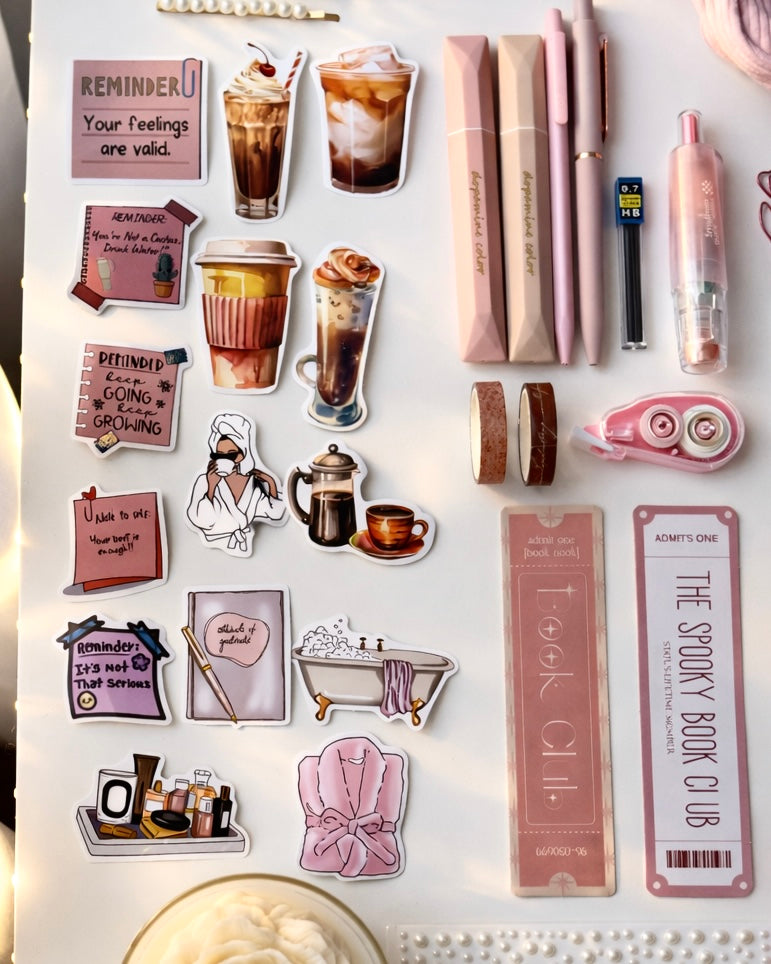 🩷Rose Mist — Stationery Box with Candle