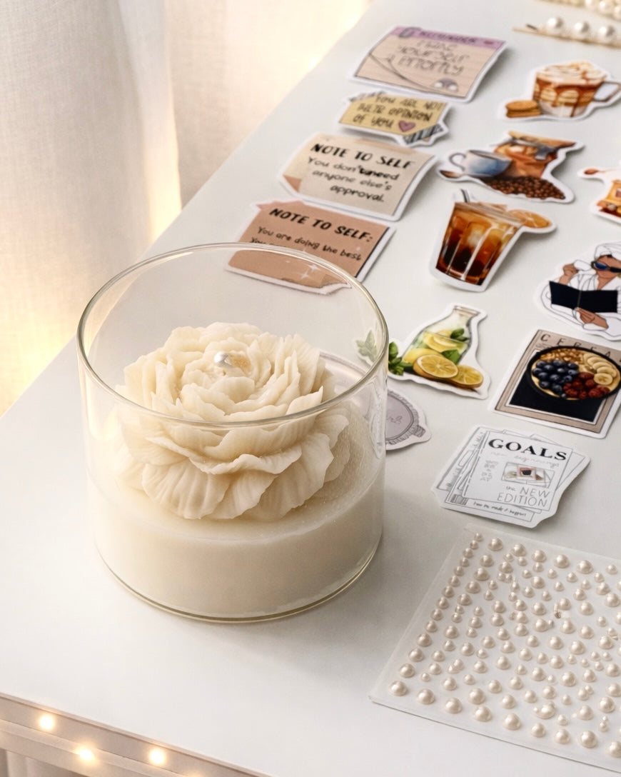 💛Honey Sun — Stationery Box with Candle