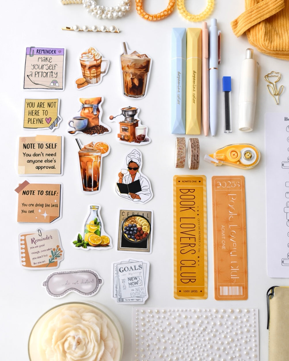 💛Honey Sun — Stationery Box with Candle