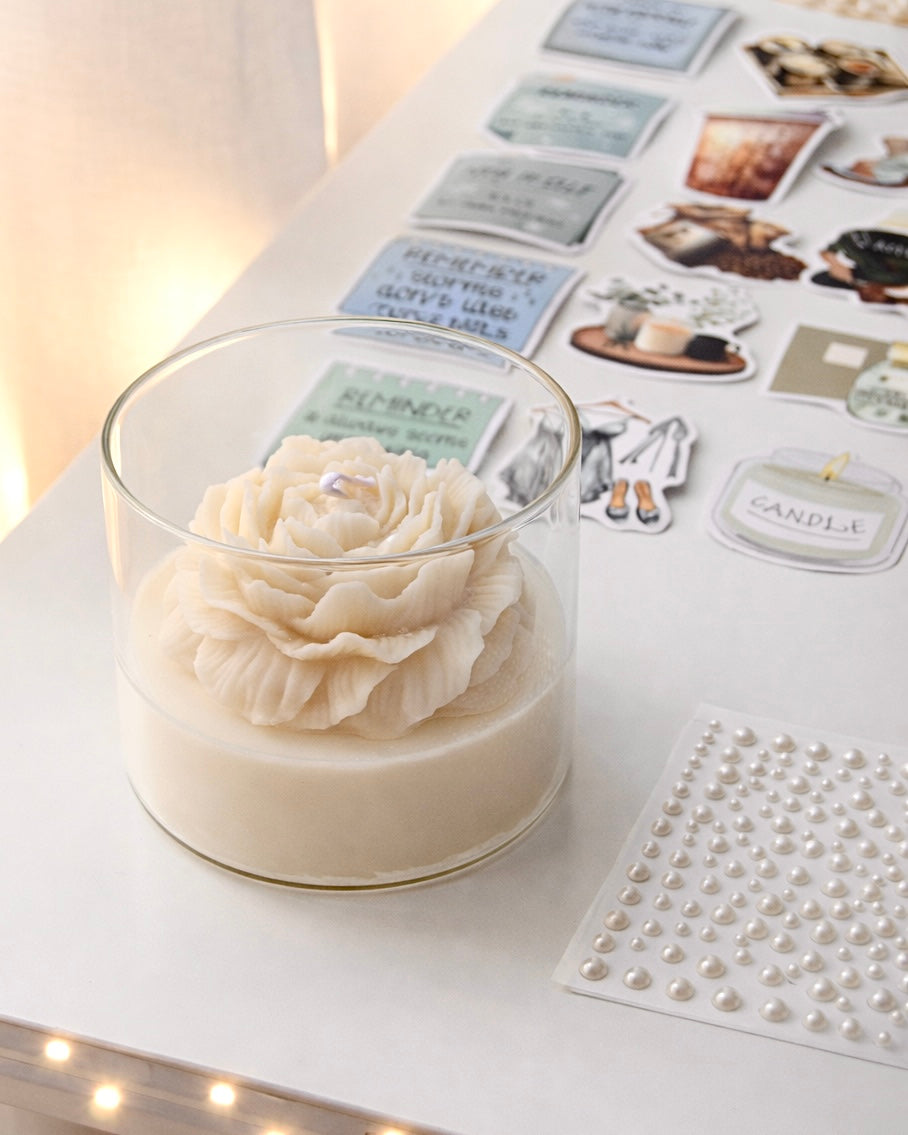 🩵Mint Breeze — Stationery Box with Candle