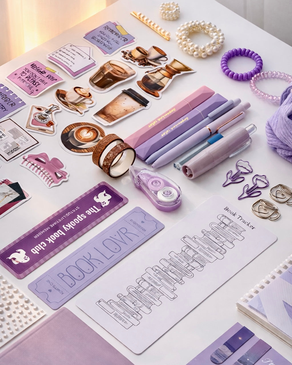 💜Lavender Dream — Stationery Box with Candle